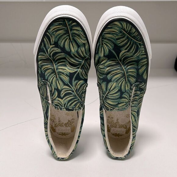 Keds X Rifle Paper Co. Palms Slip On Sneakers - Sz 7.5 - Picture 5 of 7